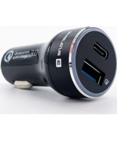 Evelatus  Quick Car Charger QCC03 Black