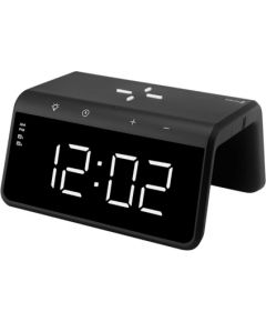 Evelatus  Wireless Charging Clock WCC01BK Black
