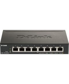 D-Link DGS-1100-08PV2 network switch Managed L2/L3 Gigabit Ethernet (10/100/1000) Power over Ethernet (PoE) Black