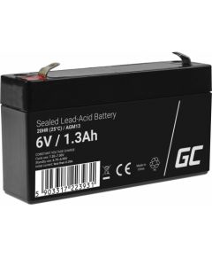 Green Cell AGM13 UPS battery Sealed Lead Acid (VRLA) 6 V 1.3 Ah