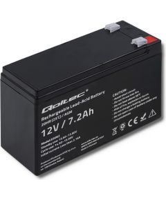 Qoltec 53062 AGM battery | 12V | 7.2 Ah | max 108A