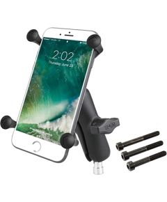 RAM Mounts X-Grip Large Phone Mount with Motorcycle Handlebar Clamp Base