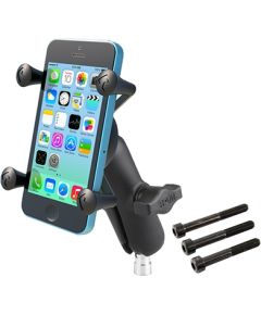 RAM Mounts X-Grip Phone Mount with Motorcycle Handlebar Clamp Base