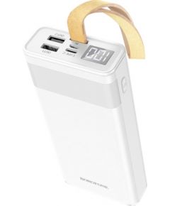 Borofone BJ18 COOLMY power banka 20000 mAh / 2 x USB balta