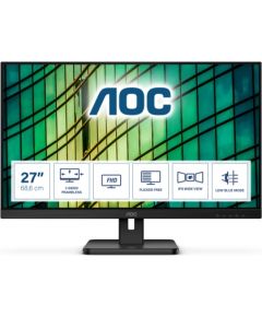 MONITORS AOC E2 27E2QAE 68.6 cm (27") 1920x1080 pixels Full HD LCD Black