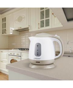 Electric kettle Maestro MR-012, white and beige