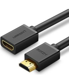 HDMI male to HDMI female cable UGREEN HD107, FullHD, 3D, 2m (black)