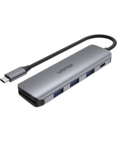 UNITEK H1107C interface hub USB 3.2 Gen 1 (3.1 Gen 1) Type-C 5000 Mbit/s Grey