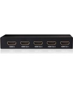 CLUB 3D HDMI™ 4K@60Hz UHD Splitter AC Power 4 ports