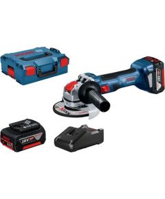 Bosch GWX 18V-7, 2x4.0Ah, GAL 18V-40 Akumulatora slīpmašīna