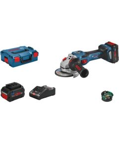 Bosch GWS 18V-15 SC, 2x8.0Ah ProCORE18V, GAL 18V-160 C Leņķa slīpmašīna