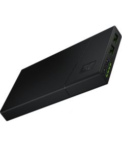 Green Cell PBGC02S power bank Lithium Polymer (LiPo) 10000 mAh Black