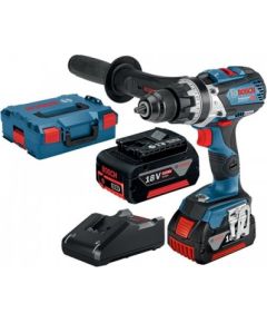 Bosch GSB 18V-110 C, 2x4.0Ah ProCORE18V, CoMo, GAL 18V-40 Triecienskrūvgriezis/Triecienurbjmašīna