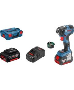 Bosch GWS 18V-10 PC, 2x5.0Ah, 1880CV Leņķa Slīpmašīna