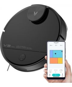 Xiaomi Viomi V3 Max Wet & Dry Black Putekļu sūcējs - Robots Putekļu sūcēji - Roboti