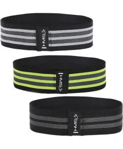 Auduma pretestības gumijas HB20 SET 3in1 HIP BAND HMS