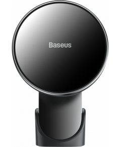 Baseus Big Energy car mount with wireless charger 15W for Iphone 12 (Black)