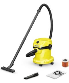 Karcher WD 2 Plus V-15/4/18/C EU Putekļsūcējs Slapjai Un Sausai Tīrīšanai