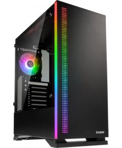 Zalman S5 Black ATX, RGB fan, T/G