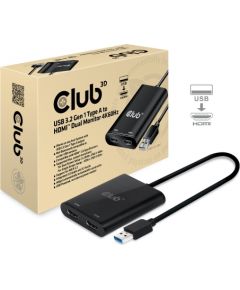 Club 3d CLUB3D USB A to HDMI™ 2.0 Dual Monitor 4K 60Hz