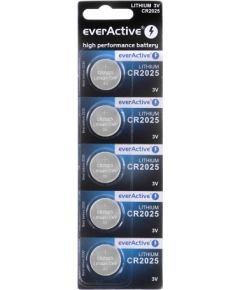 Lithium battery mini everActive CR2025 - blister 5 pcs.