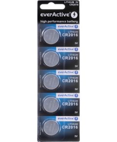 Lithium batteries mini everActive CR2016 blister 5 pcs.