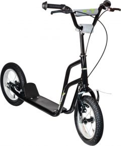 MUUWMI Scooter skrejritenis Fun AIR 12", melns - AU 592