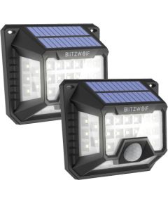 External Blitzwolf LED solar lamp BW-OLT3 with dusk and motion sensor, 1200mAh (2 pcs)