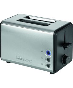 Clatronic TA 3620 2 slice(s) 850 W Black, Stainless steel