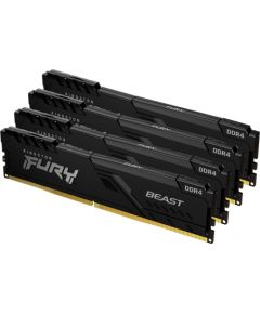 KINGSTON FURY BEAST DDR4 128GB 3200MHZ CL16 X4 BLACK