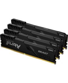 KINGSTON FURY BEAST DDR4 128GB 3200MHZ CL16 X4 BLACK