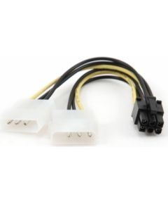 Kabelis Gembird 4Pin Molex x2 - 6 PIN PCI-E