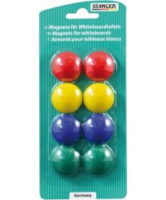 STANGER Whiteboard Magnets set of 8 colors, 1 pc 73002