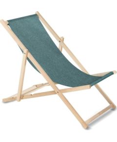 GreenBlue Lounger GB183M tirkīza dižskābarža klasisks salokāms krēsls