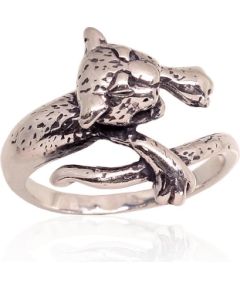 Серебряное кольцо #2101767(POx-Bk), Серебро	925°, оксид (покрытие), Размер: 18.5, 4.3 гр.