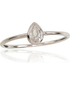 Серебряное кольцо #2101639(PRH-GR)_CZ, Серебро	925°,  , Размер: 16.5, 0.8 гр.