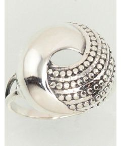 Серебряное кольцо #2101184(POX-BK), Серебро	925°, оксид (покрытие), Размер: 17, 4.3 гр.