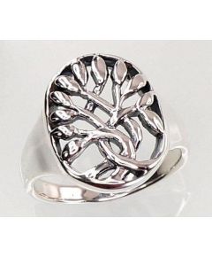 Серебряное кольцо #2100721(POX-BK), Серебро	925°, оксид (покрытие), Размер: 17, 5.3 гр.
