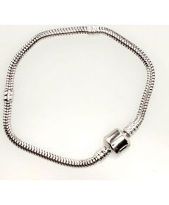 Серебряный браслет #2600113(PRH-GR), Серебро	925°, родий (покрытие), длина: 18 см, 9.1 гр.