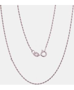 Серебряная цепочка #2400057 (Плетение цепочки: Канатное), Серебро	925°, длина: 42 см, 2.2 гр.