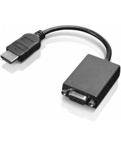 Lenovo HDMI to VGA 0.2 m, Black, Adapter