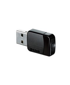 D-LINK DWA-171, Wireless AC Dual Band USB Adapter, Compatible with 802.11a/b/g/n and 802.11ac (draft), switchable Dual band 2.4 GHz or 5 GHz. Up to 433 Mbps data transfer rate in 802.11ac mode (5 GHz), up to 150 Mbps data transfer rate in 802.11n mode (2.