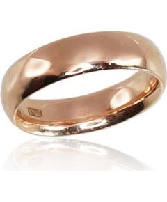 Золотое обручальное кольцо #1100271(Au-R), Красное Золото	585°, Размер: 20, 3.41 гр.