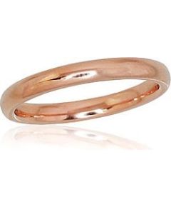 Золотое обручальное кольцо #1100724(AU-R) (Comfort fit, Толщина кольца 2.5mm), Красное золото	585°, Размер: 22, 3.65 гр.