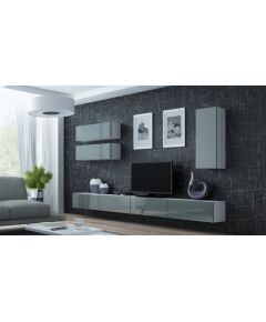 Cama Meble Cama Living room cabinet set VIGO 13 white/grey gloss