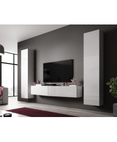 Cama Meble Cama Living room cabinet set VIGO SLANT 2 white/white gloss