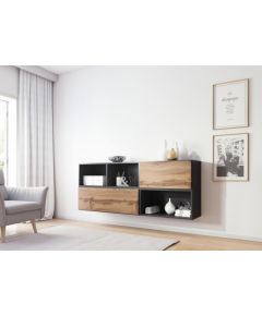 Cama Meble Cama living room furniture set ROCO 16 (RO1+RO2+RO3+RO4) antracite/wotan oak