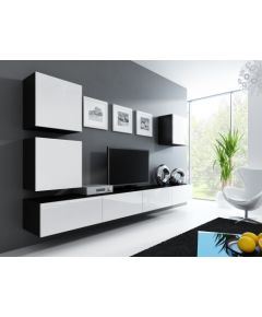 Cama Meble Cama Living room cabinet set VIGO 22 black/white gloss