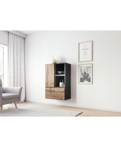 Cama Meble Cama living room furniture set ROCO 17 (2xRO3 + 2xRO6) antracite/wotan oak
