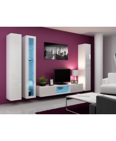 Cama Meble Cama Living room cabinet set VIGO 17 white/white gloss